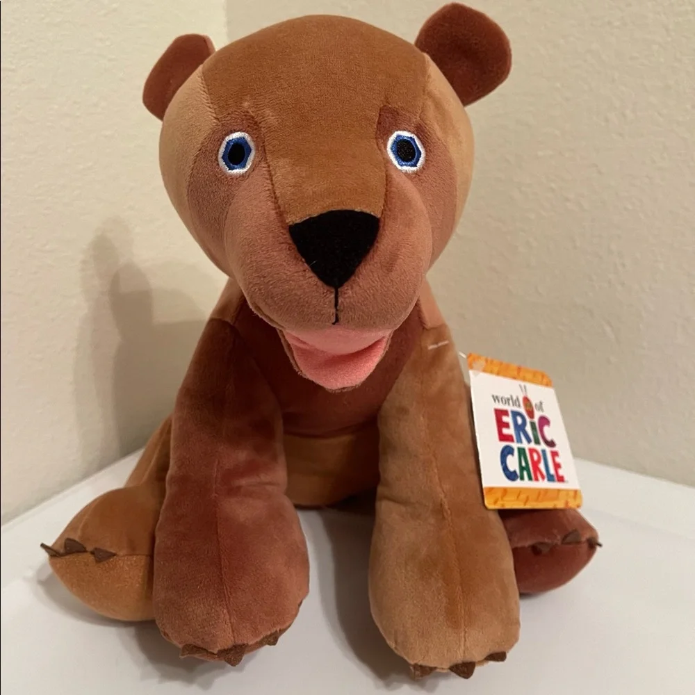 kohl’s Care World of Eric Carle Brown Bear 10” Plush Toy Stuffed Animal New 2022